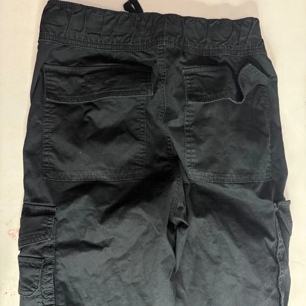 Hollister Slim Straight Cargo Pants Black Epic Flex  Size XS